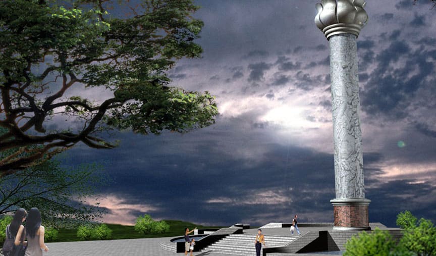 Khu Nghi lễ thờ tổ - Làng VHDL các dân tộc Việt Nam, Tp.Hà Nội